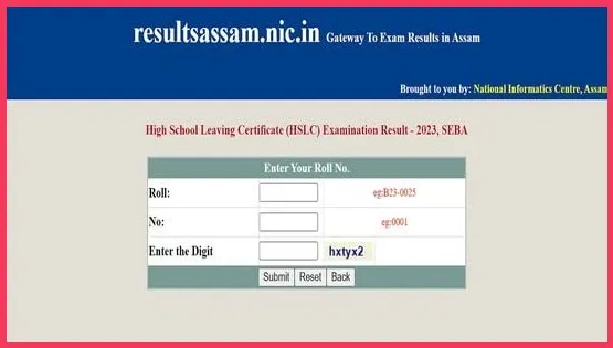 Assam HSLC Result 2023 (Out) Live Direct Link