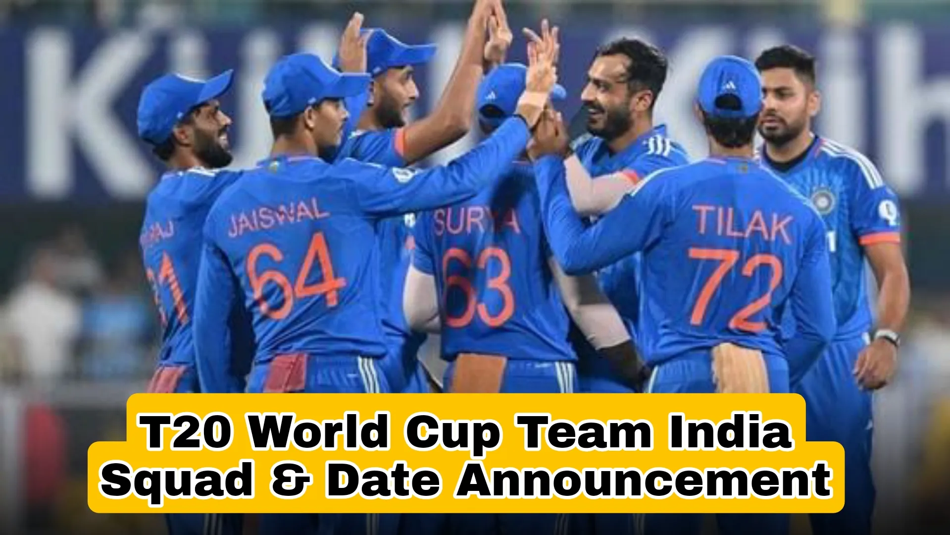 T20 World Cup Team India Squad